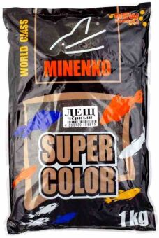 Прикормка MINENKO Super Color Лещ Черный 1кг