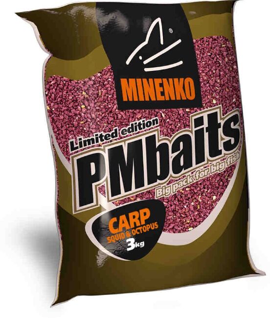 Прикормка MINENKO PM Baits Carp Squid&Octopus (кальмар/осьминог) 3кг Прикормка MINENKO PM Baits Carp Squid&Octopus (кальмар/осьминог) 3кг