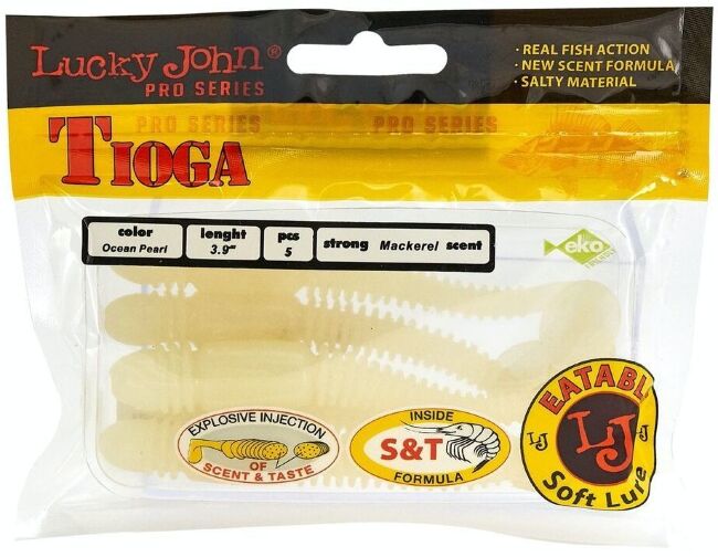 Виброхвост LUCKY JOHN Pro Series Tioga 3.9" 100мм #033 5шт/уп 140104-033 Виброхвост LUCKY JOHN Pro Series Tioga 3.9" 100мм #033 5шт/уп 140104-033