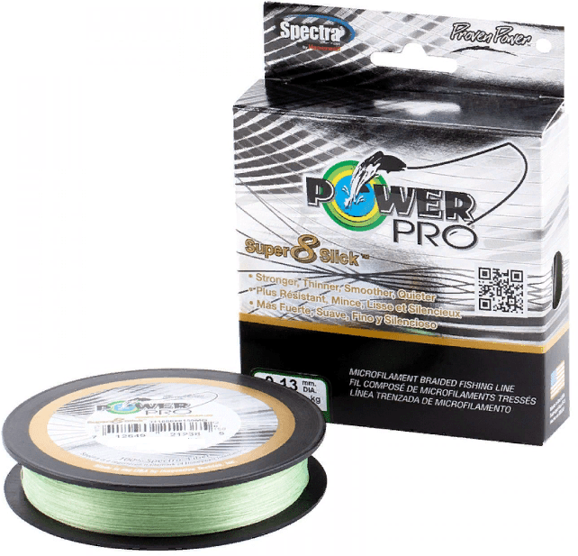 Плетёный шнур POWER PRO Super 8 Slick Aqua Green 135м 0.23мм 17кг зеленый
