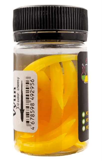 Силиконовая приманка TROUT ZONE Vyun 3" сырный сыр 7шт/уп