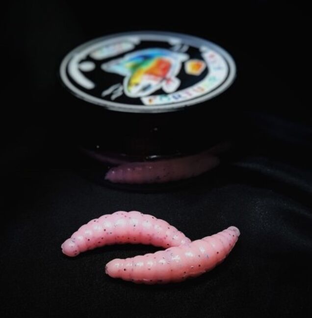 Силиконовая приманка FORTUNE FISH Маггот #5 (светло-розовый, блёстка) 8шт/уп Силиконовая приманка FORTUNE FISH Маггот #5 (светло-розовый, блёстка) 8шт/уп