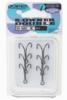 Крючок двойной OWNER 5632BC-06 SD-36BC черный кован 7шт/уп Крючок двойной OWNER 5632BC-06 SD-36BC черный кован 7шт/уп