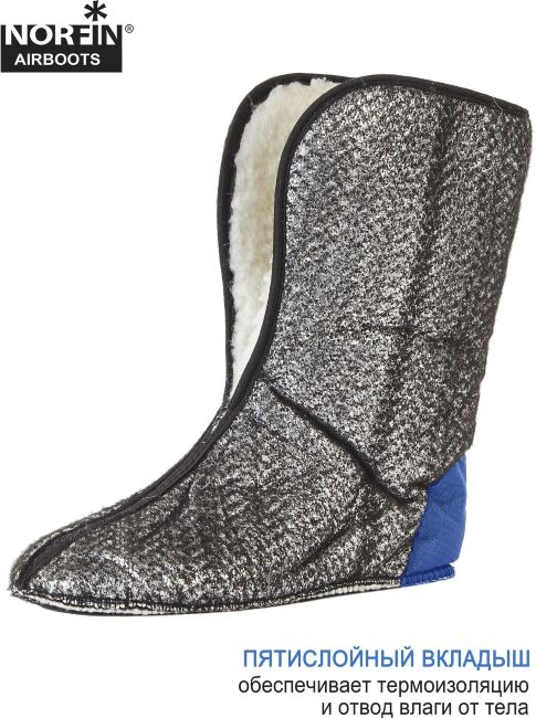 Сапоги зим. Norfin AIRBOOTS с манж. антрац. -50С EVA р.40-41 Сапоги зим. Norfin AIRBOOTS с манж. антрац. -50С EVA р.40-41