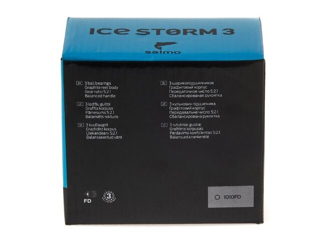 Катушка безынерционная Salmo ICE STORM 3 1000FD Катушка безынерционная Salmo ICE STORM 3 1000FD
