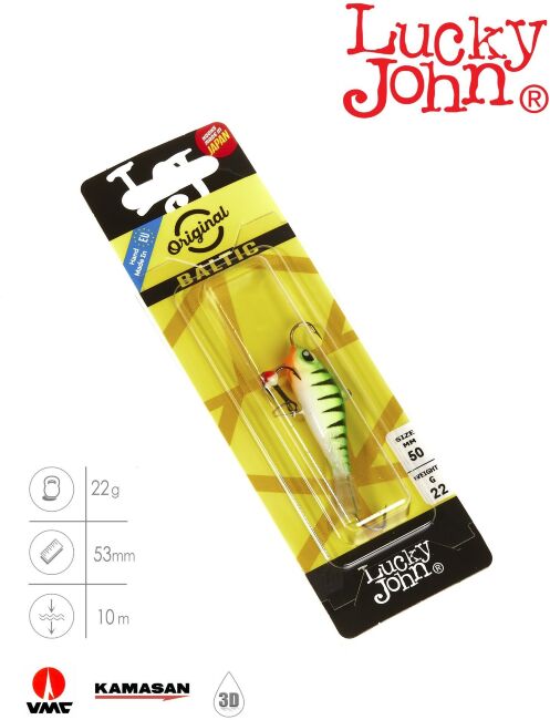 Балансир Lucky John BALTIC 5 с тр. 50мм/24 блистер Балансир Lucky John BALTIC 5 с тр. 50мм/24 блистер