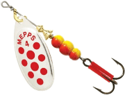 Блесна вращающаяся MEPPS Aglia Decore AG/RG (серебро/красн) №4 9г Блесна вращающаяся MEPPS Aglia Decore AG/RG (серебро/красн) №4 9г