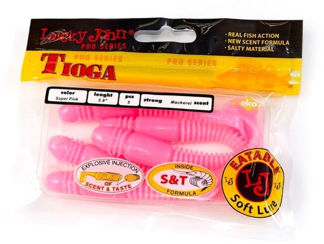 Виброхвост LUCKY JOHN Pro Series Tioga 3.9" 100мм #F05 5шт/уп 140104-F05 Виброхвост LUCKY JOHN Pro Series Tioga 3.9" 100мм #F05 5шт/уп 140104-F05