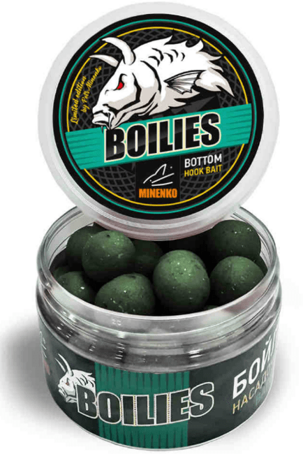 Насадочные бойлы вареные MINENKO Mussel (мидия) Ø20мм 150гр/бан.