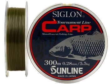 Леска монофил SUNLINE Siglon Carp 300м #5.0/0.38мм 9.5кг Леска монофил SUNLINE Siglon Carp 300м #5.0/0.38мм 9.5кг