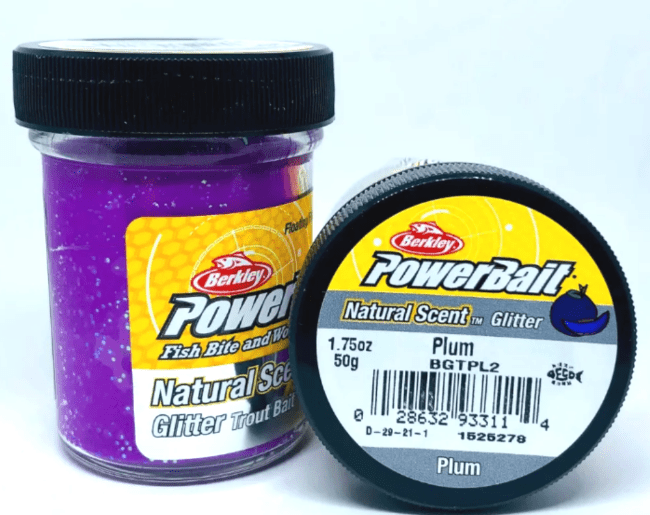 Паста форелевая BERKLEY Powerbait Natural Scent Glitter Plum 1525278 Паста форелевая BERKLEY Powerbait Natural Scent Glitter Plum 1525278