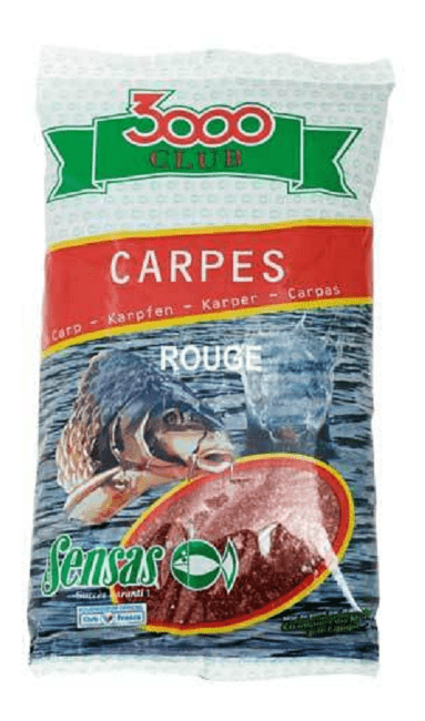 Прикормка Sensas 3000 Club CARP Rouge 1кг (11081)