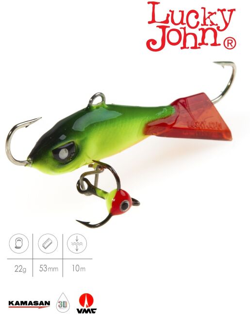 Балансир Lucky John BALTIC 5 с тр. 50мм/26RT блистер Балансир Lucky John BALTIC 5 с тр. 50мм/26RT блистер