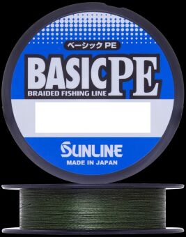 Плетёный шнур SUNLINE BASIC PEx4 150м #1.5 11.0кг темно-зеленый