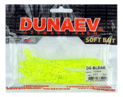 Приманка DS-BLEAK 100мм 4шт/уп, цвет (310) желтый, блестки черные Приманка DS-BLEAK 100мм 4шт/уп, цвет (310) желтый, блестки черные