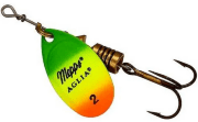 Блесна вращающаяся MEPPS Aglia Fluo Tiger №2 4,5гр Блесна вращающаяся MEPPS Aglia Fluo Tiger №2 4,5гр