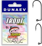 Крючок DUNAEV Trout Super Worm #6 7шт/уп Крючок DUNAEV Trout Super Worm #6 7шт/уп