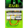 Кембрик силиконовый ZUB 0,8-1,5мм (3х30см) красный, жёлтый, зелёный