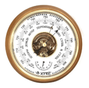 Барометр комнатный стрелочный настенный с термометром Øшкалы 163мм БТКСН-8