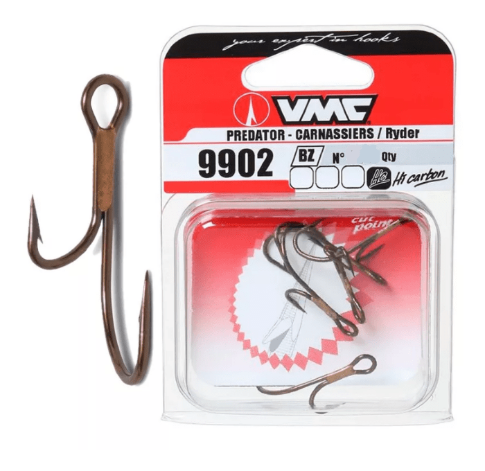 Крючок двойной VMC 8918 BZ №2/0 удлиненное цевье 10шт/уп