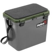 Рыболовный ящик HELIOS 19л, одна секция, серый/хаки HS-IB-19-GH-1 Рыболовный ящик HELIOS 19л, одна секция, серый/хаки HS-IB-19-GH-1
