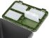 Рыболовный ящик HELIOS 19л, одна секция, серый/хаки HS-IB-19-GH-1