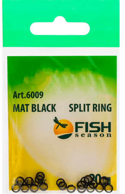 Кольцо заводное FISH SEASON Mat Black Split Ring тёмное матовое ф7мм 15кг 14шт/уп 6009-07F Кольцо заводное FISH SEASON Mat Black Split Ring тёмное матовое ф7мм 15кг 14шт/уп 6009-07F