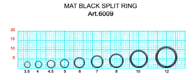 Кольцо заводное FISH SEASON Mat Black Split Ring тёмное матовое ф7мм 15кг 14шт/уп 6009-07F Кольцо заводное FISH SEASON Mat Black Split Ring тёмное матовое ф7мм 15кг 14шт/уп 6009-07F
