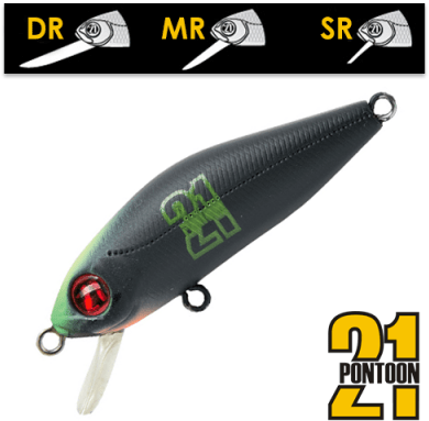 Воблер PONTOON21 CrackJack 38F-SR 38мм 2.3гр  0,3-0,6м 021 Twenty-One
