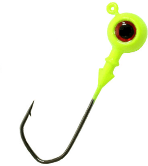Джиг-головка крашеная ПТФ МОРМЫШ Шар 44гр кр-к: VD-079 №5/0 цв:02-желтый 3шт/уп
