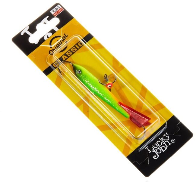 Балансир Lucky John CLASSIC 8 с тр. 80мм/26RT блистер Балансир Lucky John CLASSIC 8 с тр. 80мм/26RT блистер