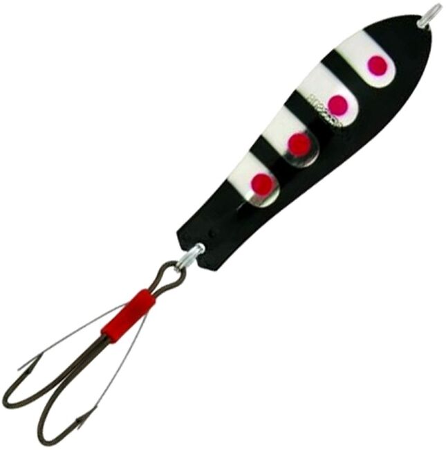 Блесна колеблющаяся KUUSAMO Professor 3, 75/12 (незацеп.) BL/R/S-S