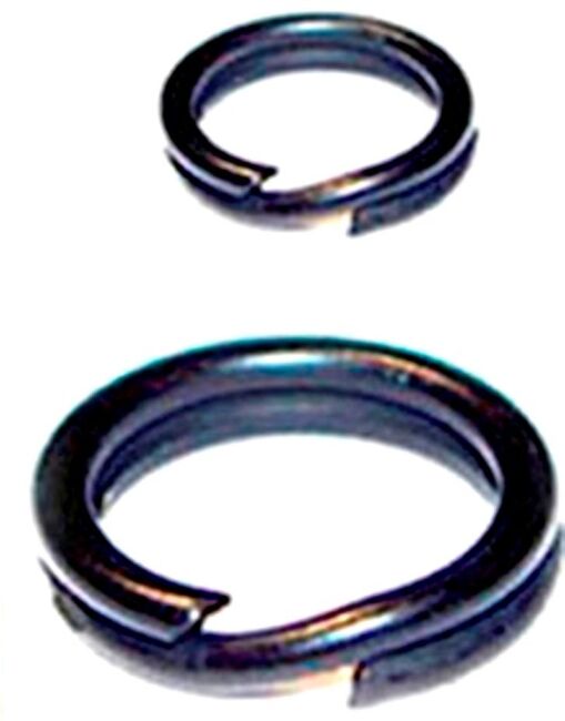 Кольцо заводное FISH SEASON Split Ring Rosco №0 3.66мм/4.83мм 5кг 16шт/уп black 6002-0F