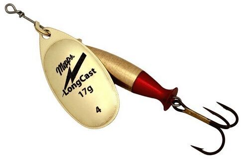 Блесна вращающаяся MEPPS Aglia Long Cast NR (черный) №3 12г