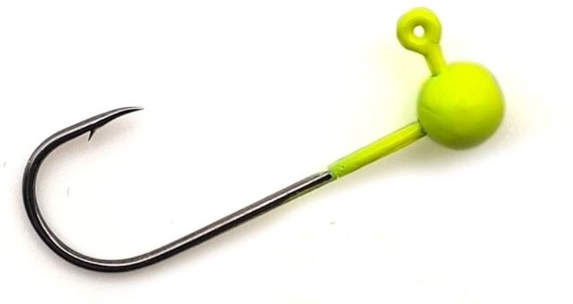 Джиг-головка TROUTTHEME крючок Gamakatsu №4  0.20гр #шартрез 1шт.