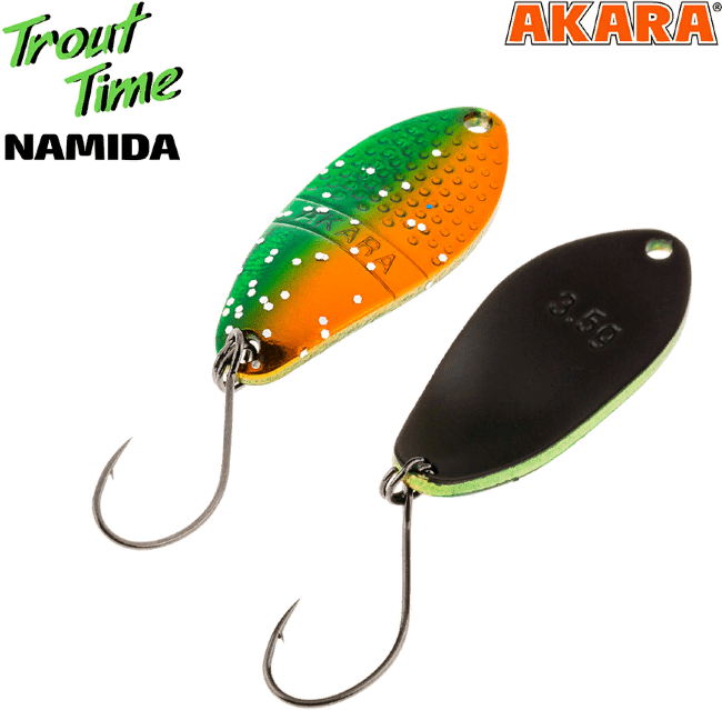 Блесна колеблющаяся AKARA Trout Time Namida 30мм 3.0гр #36