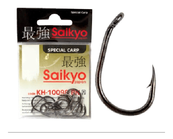 Крючок SAIKYO KH-10098 Clever Carp BN №8 10шт/уп