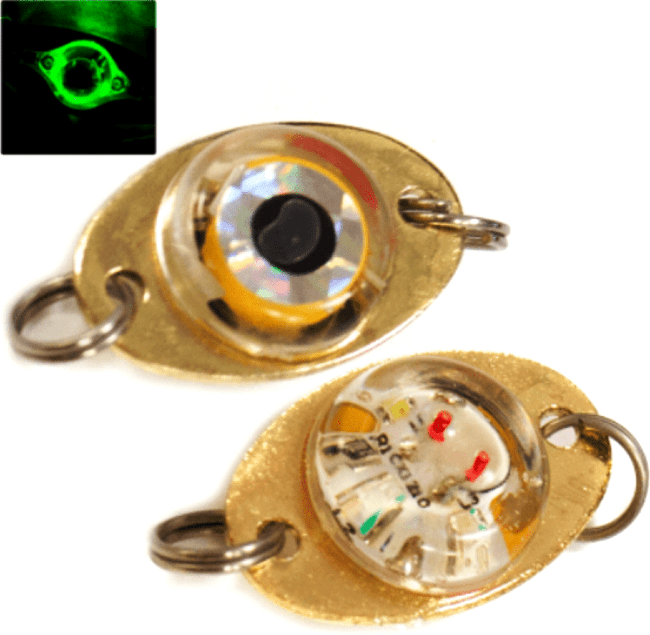 Блесна электронная колеблющаяся SFT Booster M 25мм 3.75гр #Зеленый 2шт/уп