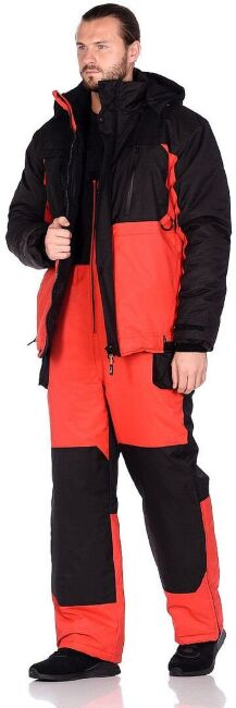 Костюм зимний TAYGERR Фишер -35°C таслан красный 60-62 рост:170-176