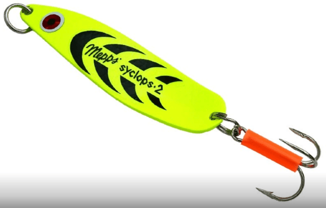 Блесна колеблющаяся MEPPS Syclops FLUO CHART №2 17гр