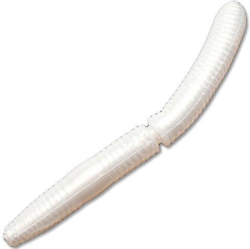 Приманка LIBRA LURES Fatty D'Worm 65 # 004 Silver pearl 65мм Сыр 10шт/уп