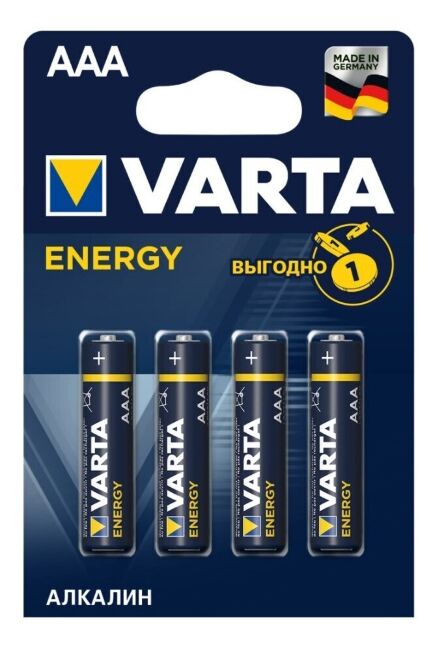 Батарейка VARTA Energy AАА alkaline 1шт.