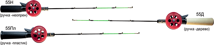 Удочка зимняя ПМ "Ильмень" 55ПЛ ручка:пластик шестик: стеклопластик Удочка зимняя ПМ "Ильмень" 55ПЛ ручка:пластик шестик: стеклопластик