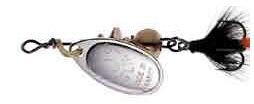 Блесна вращающаяся MEPPS Aglia Mouche AG/NR (серебро/черн) №00 1,5г