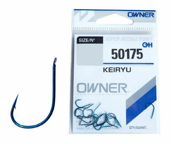 Крючок OWNER 50175-07 Keiryu лопатка синий 15шт/уп Крючок OWNER 50175-07 Keiryu лопатка синий 15шт/уп