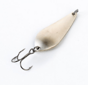 Блесна колеблющаяся РУССКАЯ РЫБАЛКА Атом М серебро матовое 10гр