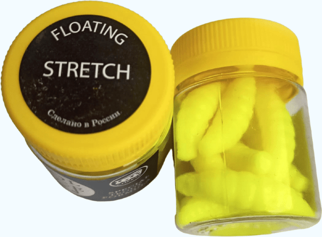 Силиконовая приманка COOL PLACE Maggot Stretch 1.6" Сыр #Шартрез 10шт/уп