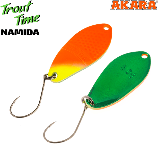 Блесна колеблющаяся AKARA Trout Time Namida 30мм 3.0гр #37