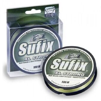 Леска монофил SUFIX XL Strong зеленая 100м 0.25мм 5.4кг Леска монофил SUFIX XL Strong зеленая 100м 0.25мм 5.4кг