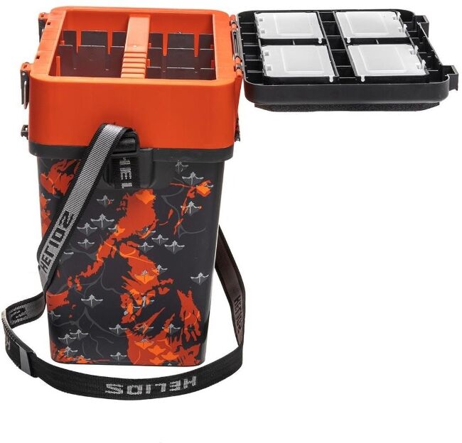 Рыболовный ящик HELIOS Shark 19л, оранжевый HS-IB-19-SHO Рыболовный ящик HELIOS Shark 19л, оранжевый HS-IB-19-SHO